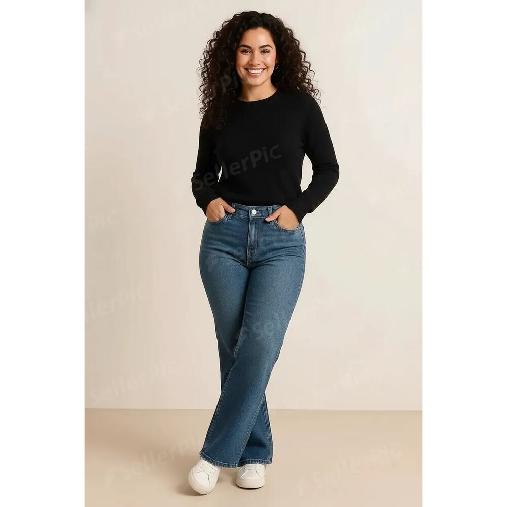 🖤 Smartwool Black Merino Blend Sweater – Size Small